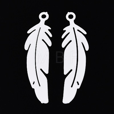 Spray Painted 430 Stainless Steel Pendants STAS-N121-06A-1
