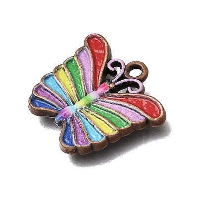 Alloy Enamel Pendants FIND-C097-01E-R-1