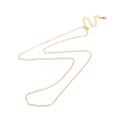 925 Sterling Silver Chain Necklace NJEW-A011-02G-1