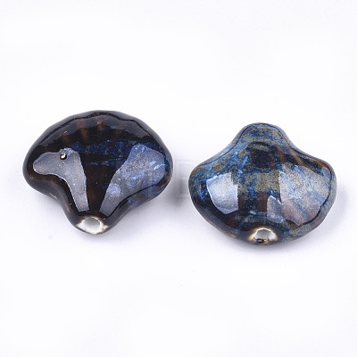 Handmade Porcelain Beads X-PORC-S498-36A-1