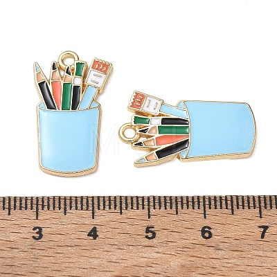 Alloy with Enamel Pendants AL-CBAE84A-02D-01-1