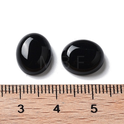 Natural Black Onyx(Dyed & Heated) Cabochons G-G145-01A-28-1