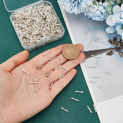 1000Pcs Glass Twisted Bugle Beads SEED-HY0001-12A-1