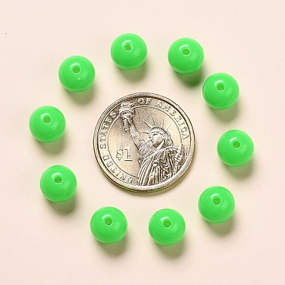 Fluorescent Acrylic Beads MACR-R517-10mm-07-1