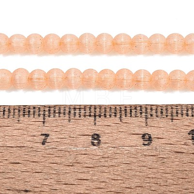 Glass Imitation Cat Eye Beads Strands GLAA-N075-01A-10-1