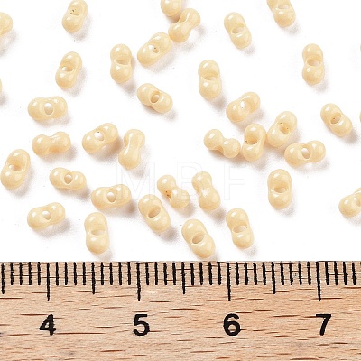 Baking Paint Glass Seed Beads SEED-A033-05G-1