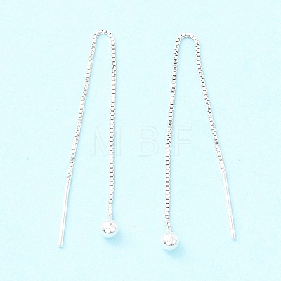 925 Sterling Silver Ear Thread STER-P047-09S-1