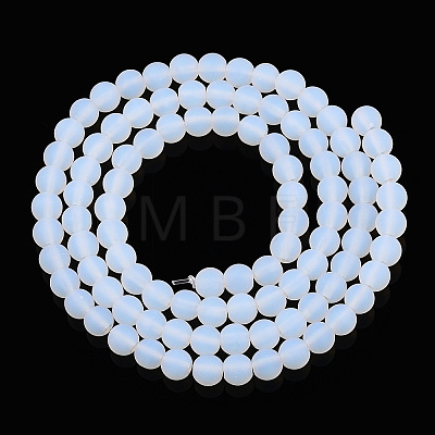 Imitation Opalite Glass Beads Strands GLAA-T032-J4mm-MD02-1