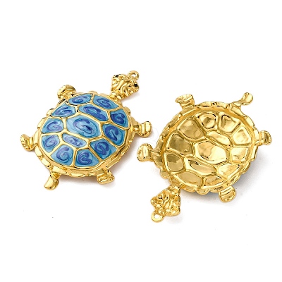 304 Stainless Steel Enamel Big Pendants STAS-L299-24G-02-1
