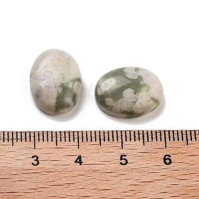 Natural Peace Jade Cabochons G-G145-01B-55-1