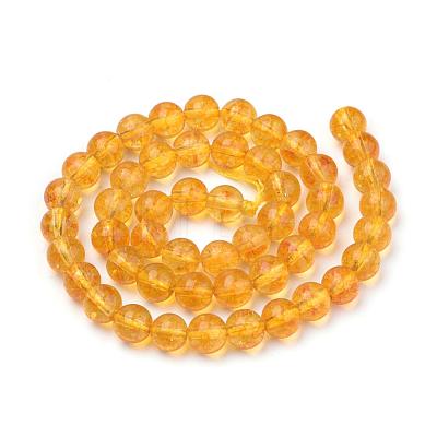 Synthetic Citrine Beads Strands G-S150-14-10mm-1