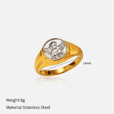 304 Stainless Steel Finger Rings FS-WG09FC7-14-1
