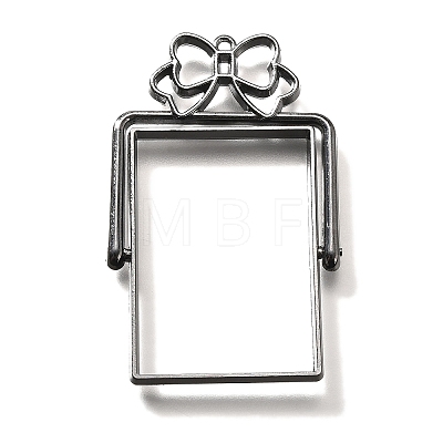 Alloy Open Back Bezel Pendants PALLOY-I223-10B-1