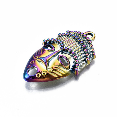 Rainbow Color Alloy Pendants PALLOY-S180-024-RS-1