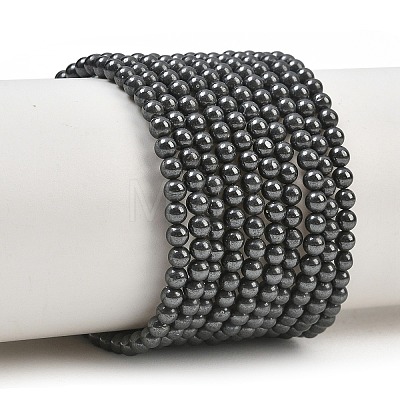 Natural Black Stone Beads Strands LS-GG-CBA0389-A07-3mm-1
