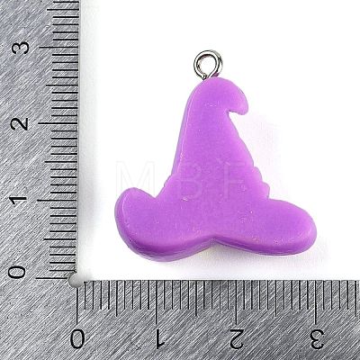 Halloween Theme Resin Pendants RESI-M046-01M-02-1