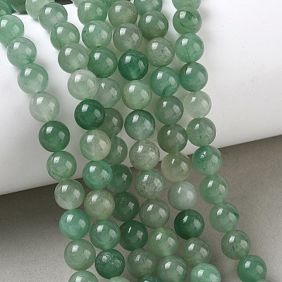 Natural Green Aventurine Beads Strands G-E380-02-4mm-1