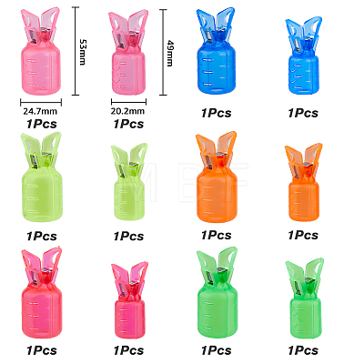 24Pcs 12 Style Plastic Fishing Hook Cover FIND-FH0005-30-1