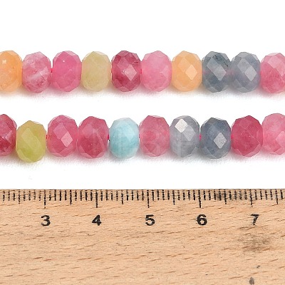 Faceted Dyed Natural White Jade Beads Strands GG-CBAE966-01A-I-1