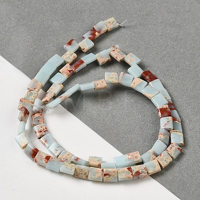 Synthetic Aqua Terra Jasper Beads Strands G-F762-A13-01-1