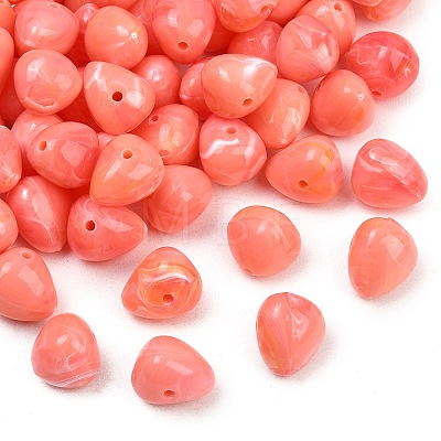 Opaque Acrylic Imitation Gemstone Beads OACR-G064-13A-1