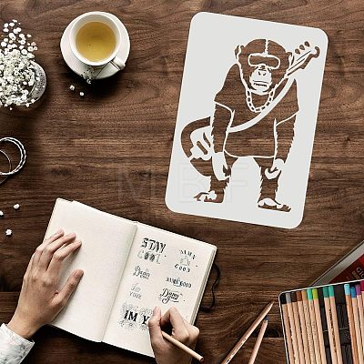 Plastic Reusable Drawing Painting Stencils Templates DIY-WH0202-320-1