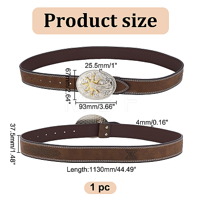 PU Leather Chain Belts AJEW-WH0010-35-1