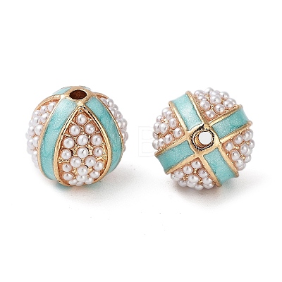 Alloy Enamel Beads FIND-E046-11G-05-1