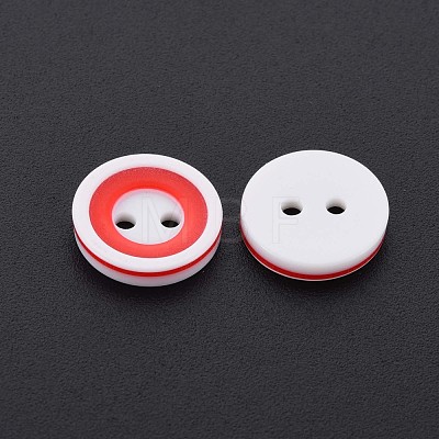 2-Hole Resin Buttons BUTT-N018-057-1