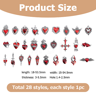 Zinc Alloy Pendants FIND-WH0816-200D-P-1