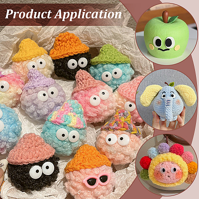 300Pcs Felt Cabochons FIND-PH0038-26A-1