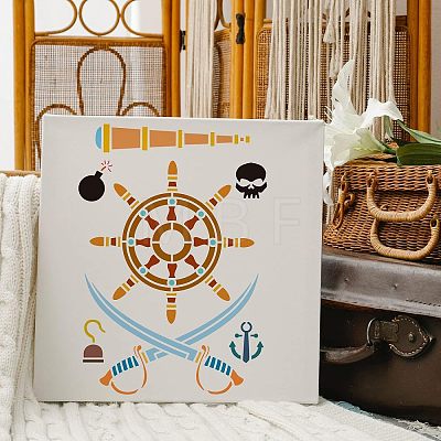 Large Plastic Reusable Drawing Painting Stencils Templates DIY-WH0202-225-1