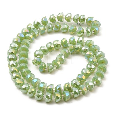 AB Color Plate Glass Beads Strands EGLA-P051-02A-A-1