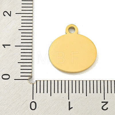 Halloween Theme Ion Plating(IP) 304 Stainless Steel Enamel Charms STAS-M011-03D-1