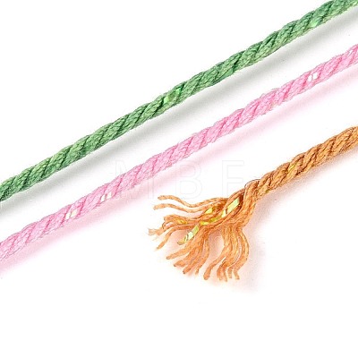 30M Segment Dyed Macrame Cotton Cord OCOR-T018-01U-1
