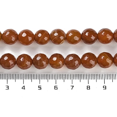 Natural Agate Beads Strands G-M437-B01-01I-1