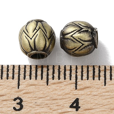 Tibetan Style Brass Beads KK-M284-63AB-1