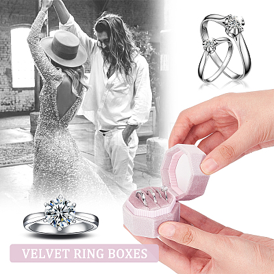 Velvet Ring Boxes VBOX-WH0013-01A-1