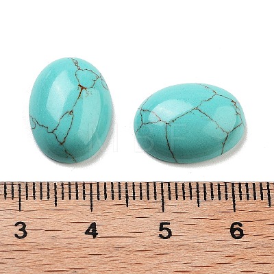 Synthetic Turquoise Cabochons G-G145-01B-50-1