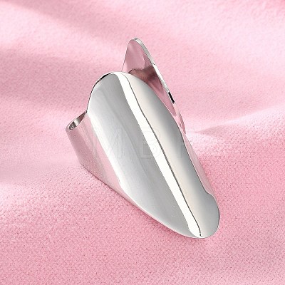 Non-Tarnish 304 Stainless Steel Open Cuff Ring X-RJEW-Q775-01P-1