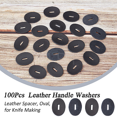 Leather Handle Washers AJEW-WH0317-34A-1