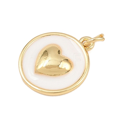 Brass Enamel Pendants KK-L251-02G-A04-1