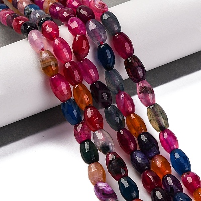 Natural Dragon Veins Agate Beads Strands G-G177-A03-02-1