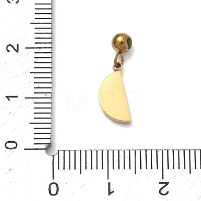 304 Stainless Steel Pendants STAS-K323-01B-G-1