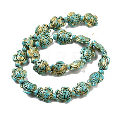 Synthetic Turquoise Dyed Beads Strands X-G-P507-05R-1