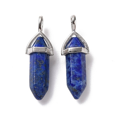 Natural Lapis Lazuli Pendants G-K329-30P-1