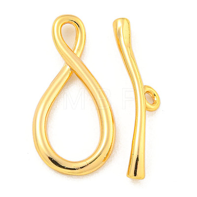 Brass Toggle Clasps KK-A223-05G-1