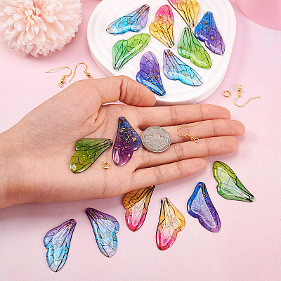  Butterfly Wing Earring Making Kit DIY-TA0005-11-1