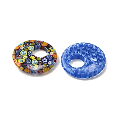 Handmade Millefiori Glass Beads LAMP-A155-01H-1