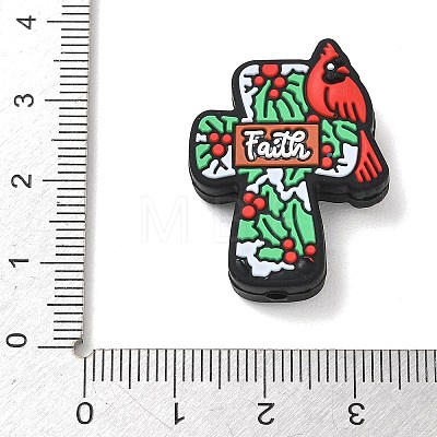 Inspirational Silicone Beads SL-CBAF318-C08-1